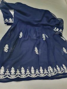 Blue Embroidered Tunic