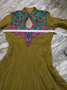 Beautiful Embroidered Kurta with duppata