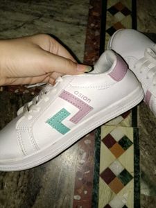 White Asian Sneakers