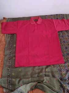 Men's Pink Polo T-Shirt