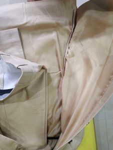 Men's Beige Kurta and pant set