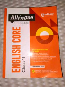 Arihant All in One English Core Class 11