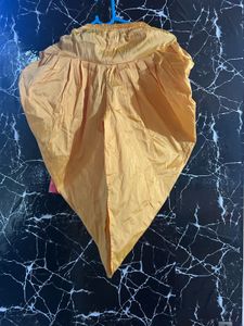 Peach Kurta Dhoti Set with Dupatta 4-5 years