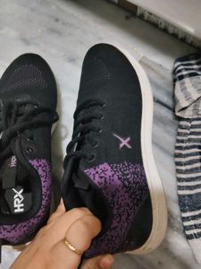 Black Lace-Up Sneakers
