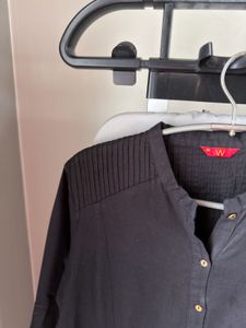 cotton Black Kurta