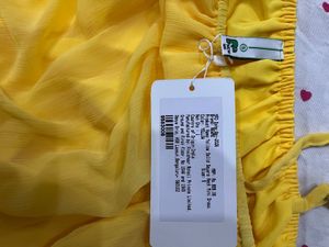 Vibrant Yellow Flowy Summer Dress