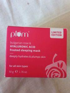 Plum Bulgarian Rose & Hyaluronic Acid Sleeping Mas