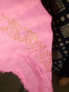 Embellished Pink Dupatta of 1