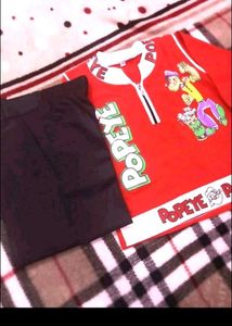 Popeye T-shirt and Pants Set