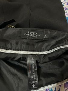 Imported Chic Black Pencil Skirt