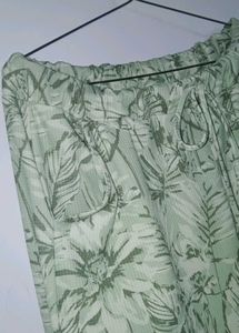 Flowy Floral Print Pants