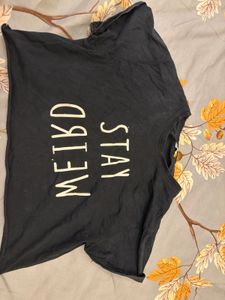Stay Weird Cropped T-Shirt