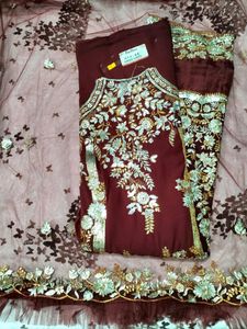 BRIDAL PAKISTANI UNSTITCHED SUIT