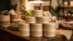 Woven Bamboo Basket (1)