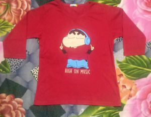 Good Condition Red Tshirt For 14-16 Year Boys