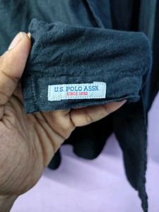 U.S. Polo Assn. Men's Black Shirt