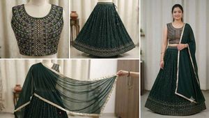 beautiful lehenga green 🌟💚