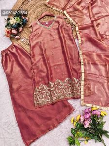 Elegant Fendi Silk Kurta Set