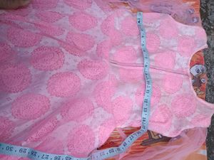 Baby Pink Girl Concan Dress