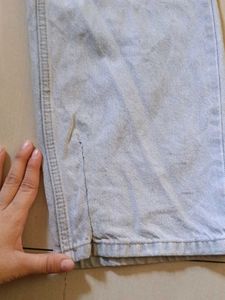 Light Wash Wide Leg Jeans