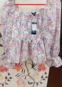 Deewa Brand Smoky Crop Top Xl Size