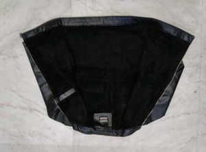 Men's Black Faux Leather Jacket