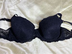 Elegant Black Lace Bra