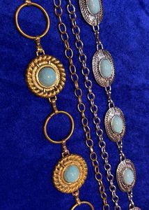 ‼️Combo Offer‼️Boho Turquoise Stone Chain Belts‼️