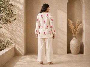 Trending Tulip Print Alia cut short kurti