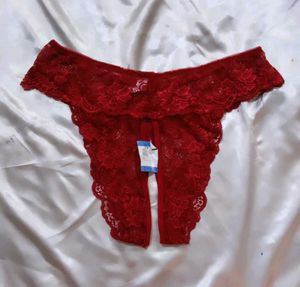 new Red Lace Thong - panty