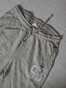 Gray Joggers with '93' Print