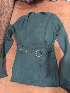 Olive Green colour top