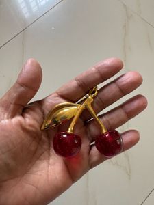 Cute Cherry Keychain