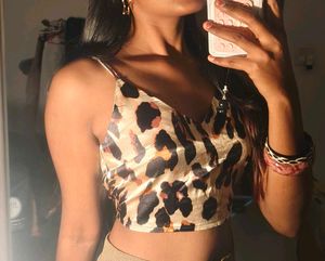 Stylish Leopard Print Cami Top