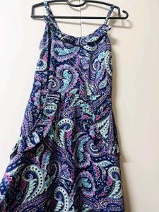 Boho Paisley Print Maxi Dress