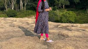 Floral Print Kurta