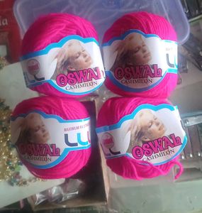 Oswal Cashmilon Yarn - Assorted Colors pack of 10
