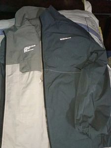 Men's Gray and White Jacket