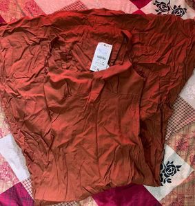 Zara linen blend midi dress
