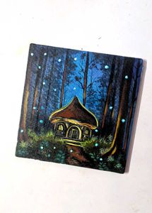 Mini Enchanted Forest Painting