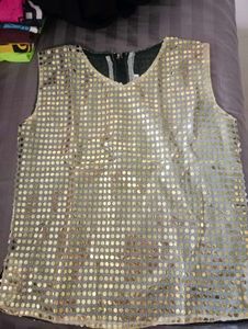kids new unused Gold Sleeveless Top