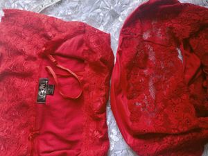 Red Lace Lingerie Set