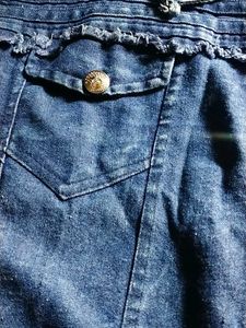 Classic Blue Denim Jacket for girls