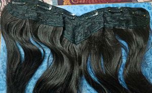 Hair Extension Black Color Long