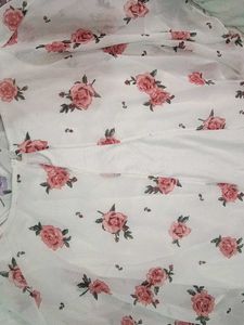 Twinning Floral Print Ruffle Sleeve Tops (Set of