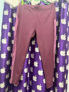 Skechers Maroon Active Leggings