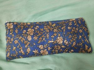 Floral Makeup Bag or Pencil Pouch