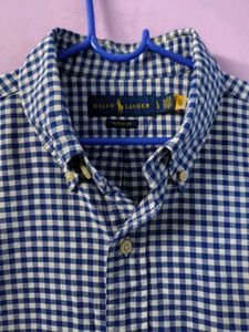 Ralph Lauren Gingham Check Button-Down Shirt