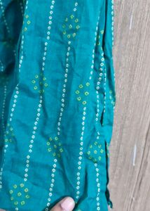 Teal Ethnic Kurti