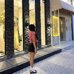 Black Pleated Skirt with shorts inside